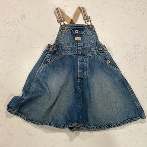 Ralph Lauren - Denim with suspenders jumper/dress - Size 4T